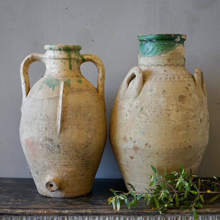 Italian Terracotta Oil Jars Baran De Bordeaux