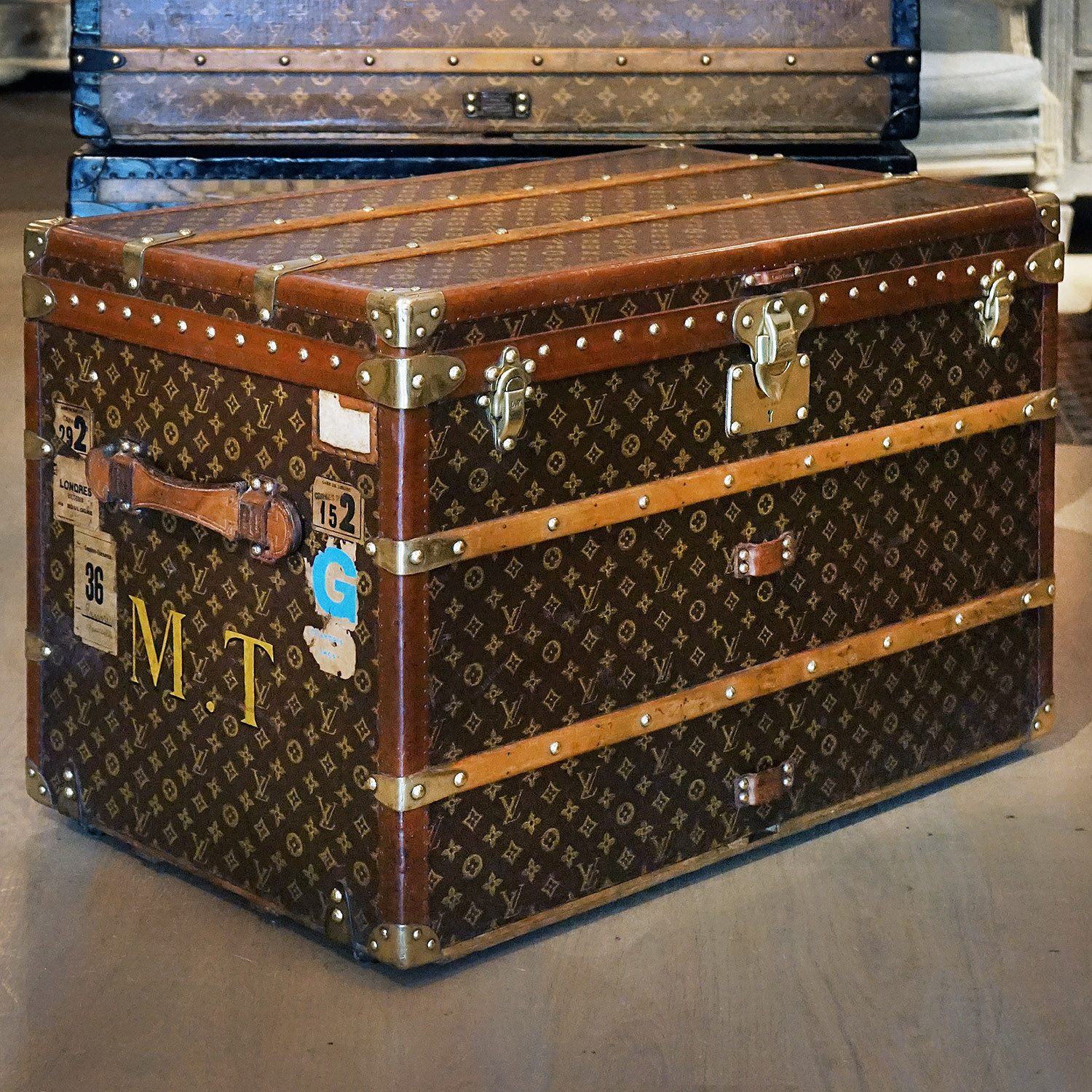 French Louis Vuitton trunk